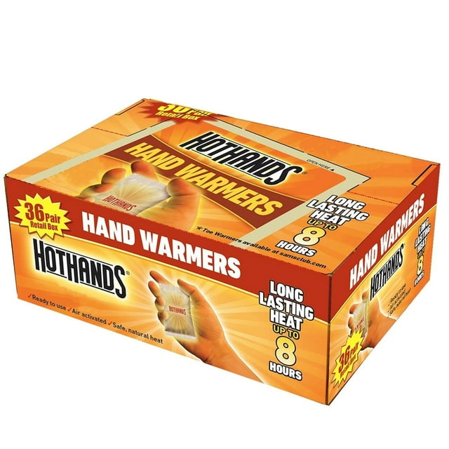HotHands Disposable Hand Warmers Winter Pack (36 Count) Heated, Ideal