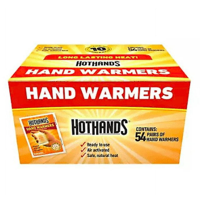 HotHands Bulk Hand Warmers Packs, 54 Ct.