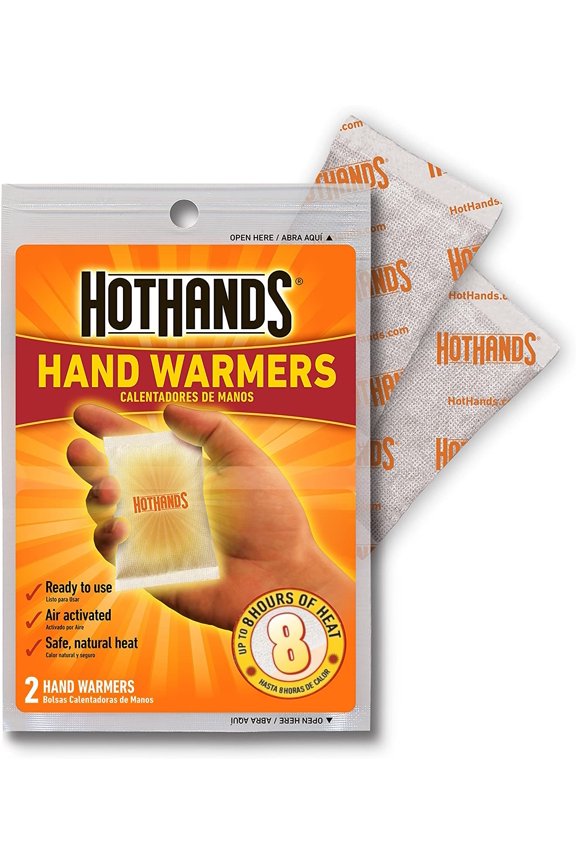 Hand Warmers Long Lasting Safe Natural Odorless Air Activated Warmers - Up to 8 Hours of Heat, 36 Pairs (72 Total Warmers)