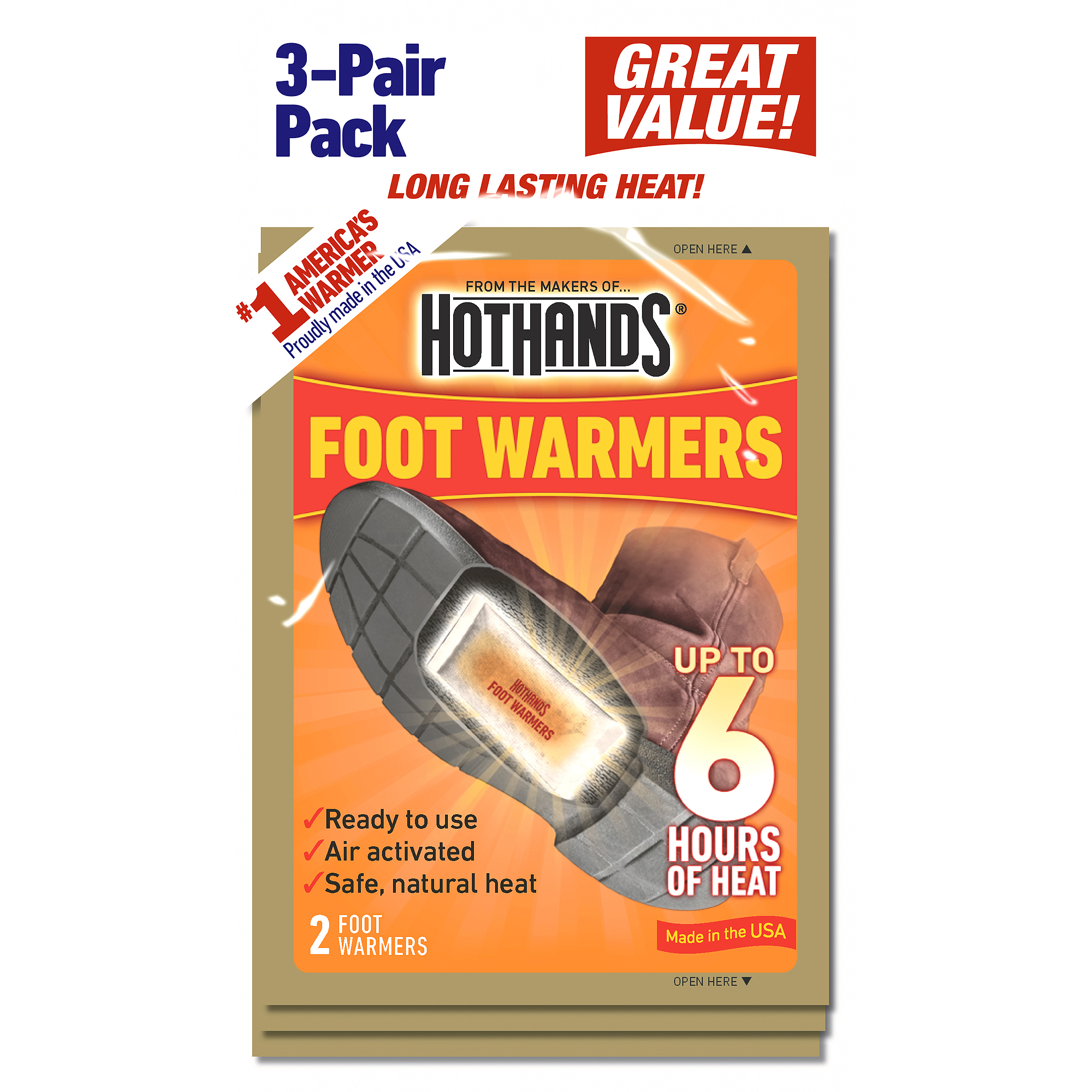 HotHands Insole Foot Warmers
