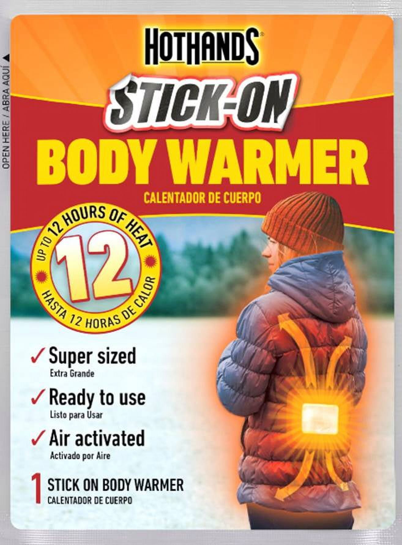 HotHands StickOn Body Warmers