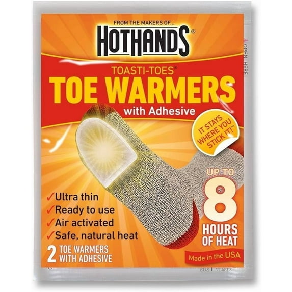 HotHands TOE10 Toe Warmers, White,10 Pair