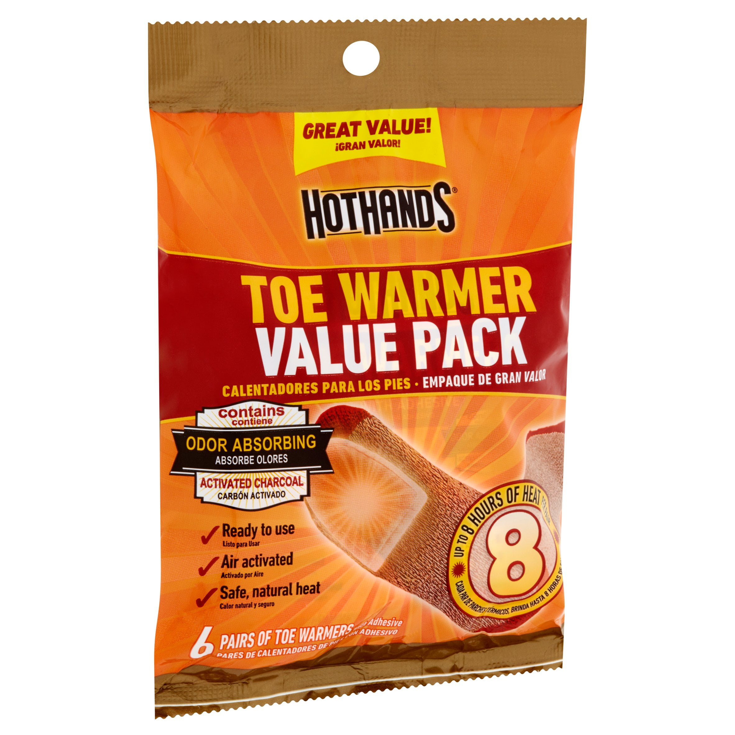 HotHands Toe Warmers, 12 6Pair Value Packs