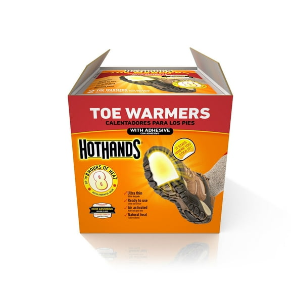 HotHands Toe Warmers - Long Lasting, Odorless, Air Activated - Up to 8 Hours of Heat - 20 Pair C29