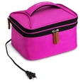 thumbnail image 1 of HOTLOGIC Mini XP Portable Electric Lunch Box Food Heater - Expandable Food Warmer Tote and Heated Lunchbox for Adults Work/Car/Home - Easily Cook, Reheat, and Keep Your Food Warm - PINK - 120V, 1 of 6