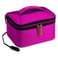 thumbnail image 1 of HotLogic 16801175-PK-A Food Warming Lunch Bag Tote Plus 12V Plugin, Pink, 1 of 6