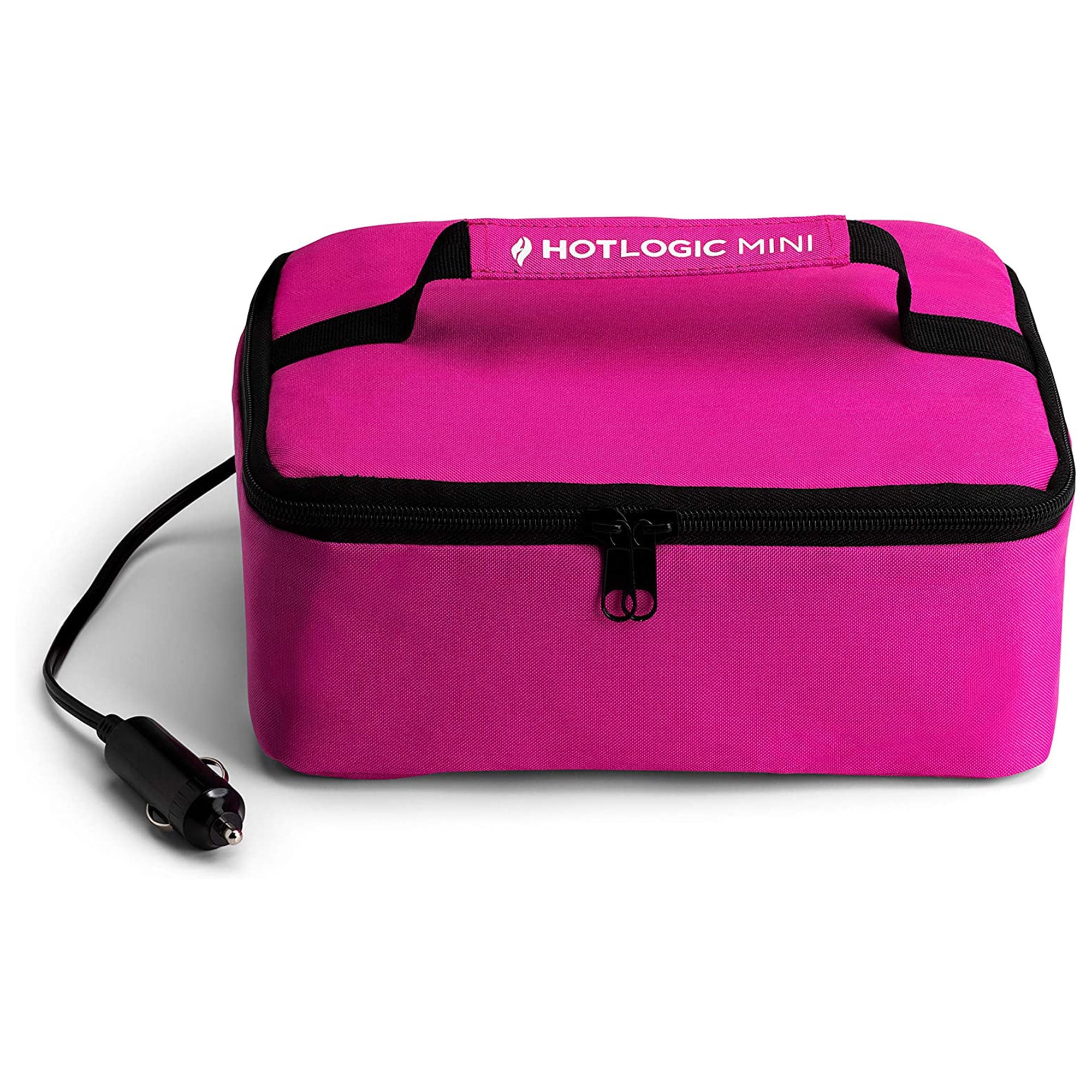 Hotlogic Food Warming Tote, Lunch Bag Plus 12V, Pink