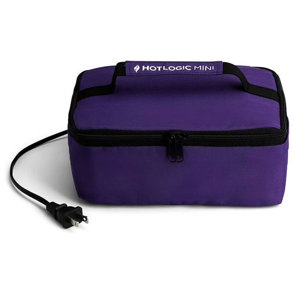 HotLogic Mini Portable Thermal Food Warmer for Office, & Travel, Purple
