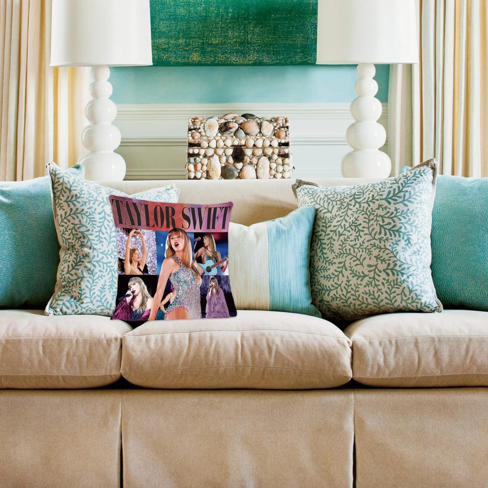 HotSale!Swift&18x18in Album Art Throw Pillow Covers Square Decorative