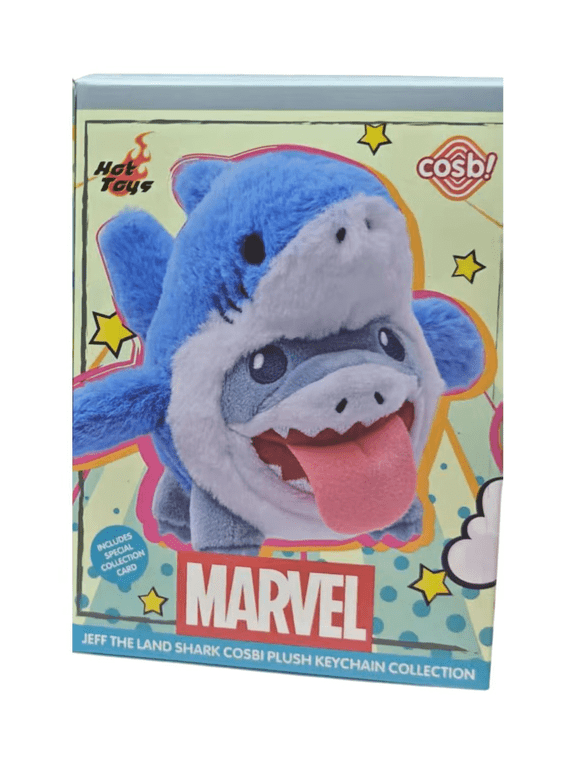 HotToys Cosb! Marvel Jeff the Land Shark Plush Keychain Collection Blind Box