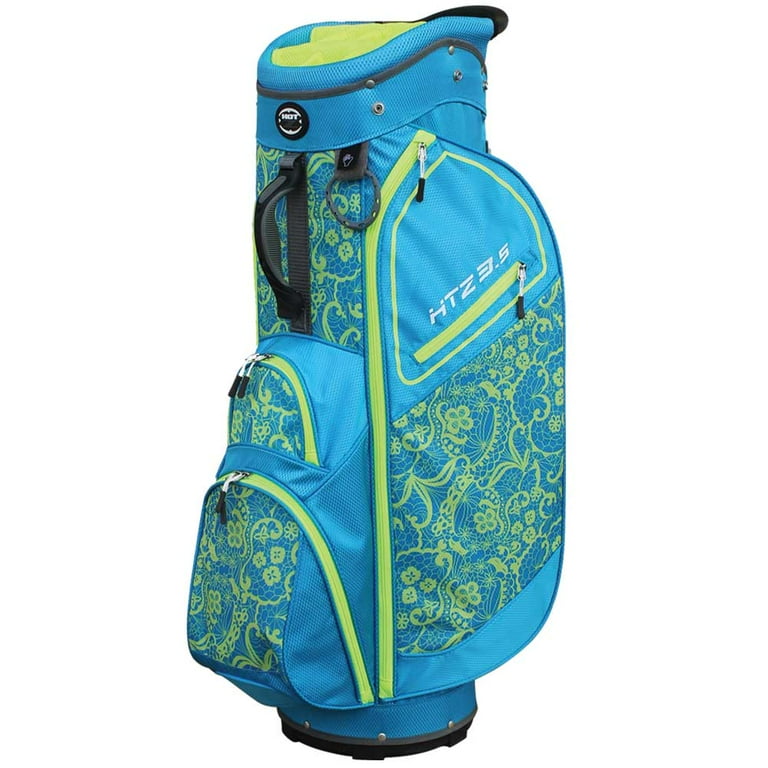 HotZ 3.5 Cart Bag Ladies Lace Blue Lime Golf Walmart
