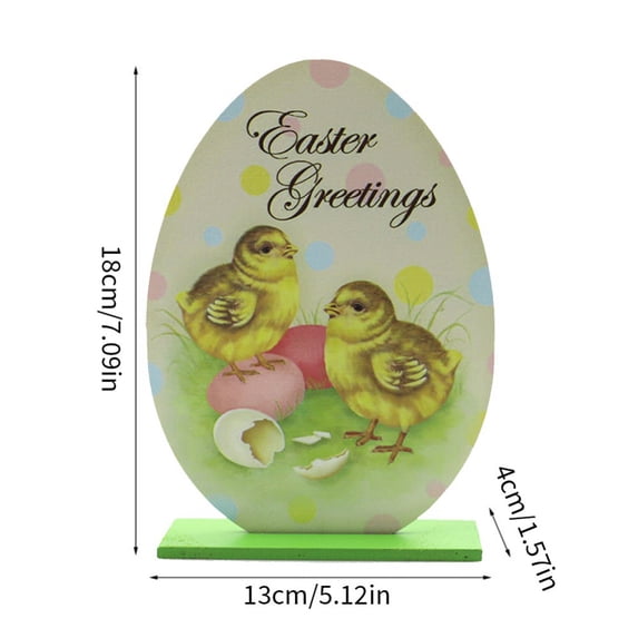 Hotaey Easter Table Decor Multipurpose Easter Wood Bunny Tabletop Ornaments Decor