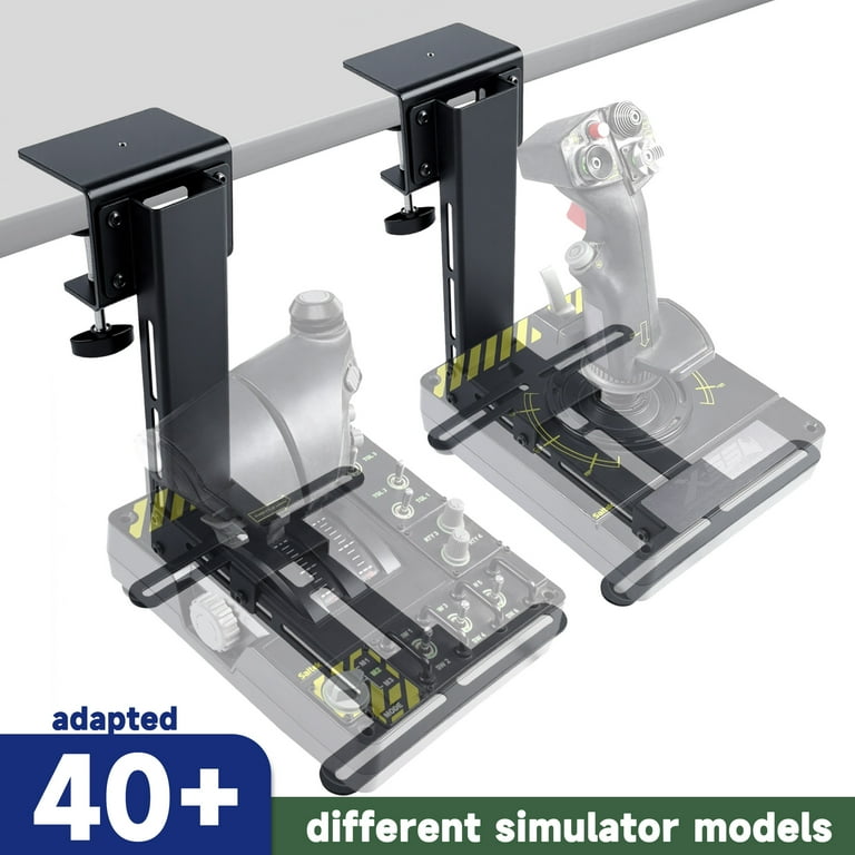 2pcs Hotas Mount Desk Mount Stand For Flight Game Joystick
