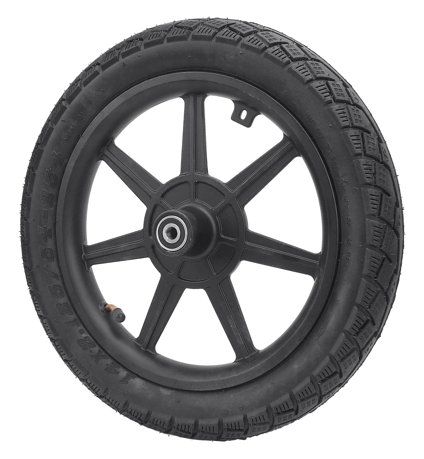 14x2.50 Ebike Tire - Tubeless, Anti-Puncture, 6-Ply Rating For Electric Bikes & Scooters (66-254 Bent Valve Included) - View #12