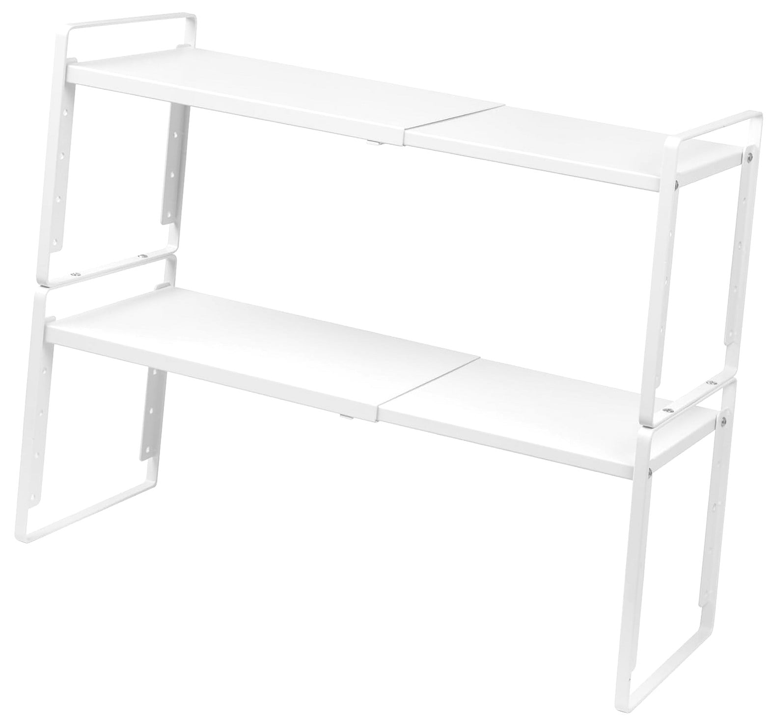 Hotbar 2-Pack Cabinet Organizer Expandable 5 Heights Stackable Rack ...