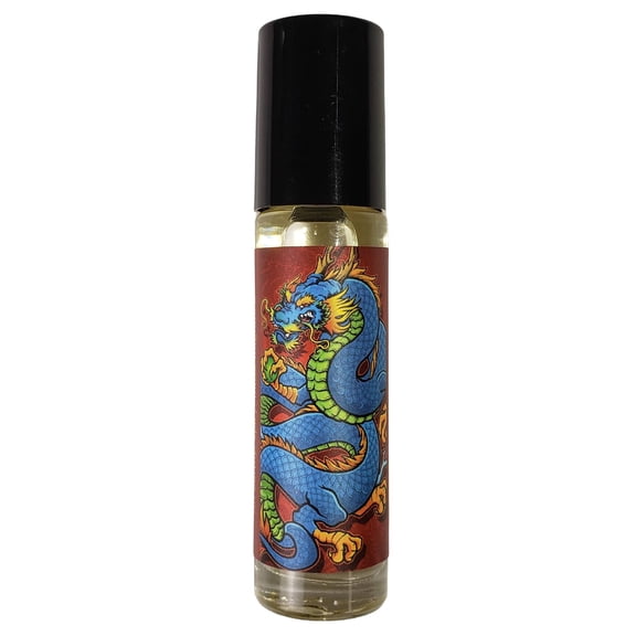 Dragon's Blood Perfume - Roll-on Perfume Oil - Earthy Unisex Body Oil with Musk, Spices, and Resins