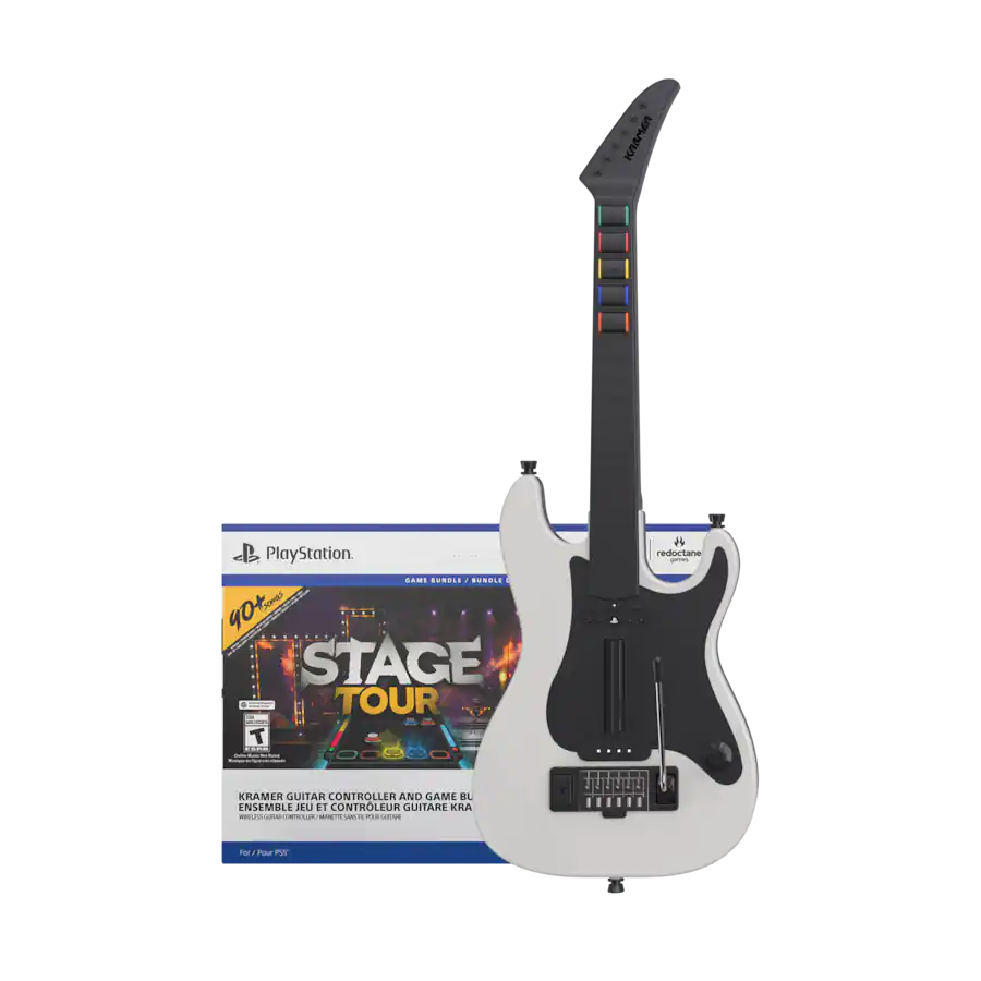 Stage Tour Game + Kramer Wireless Guitar Controller Bundle for PlayStation 5