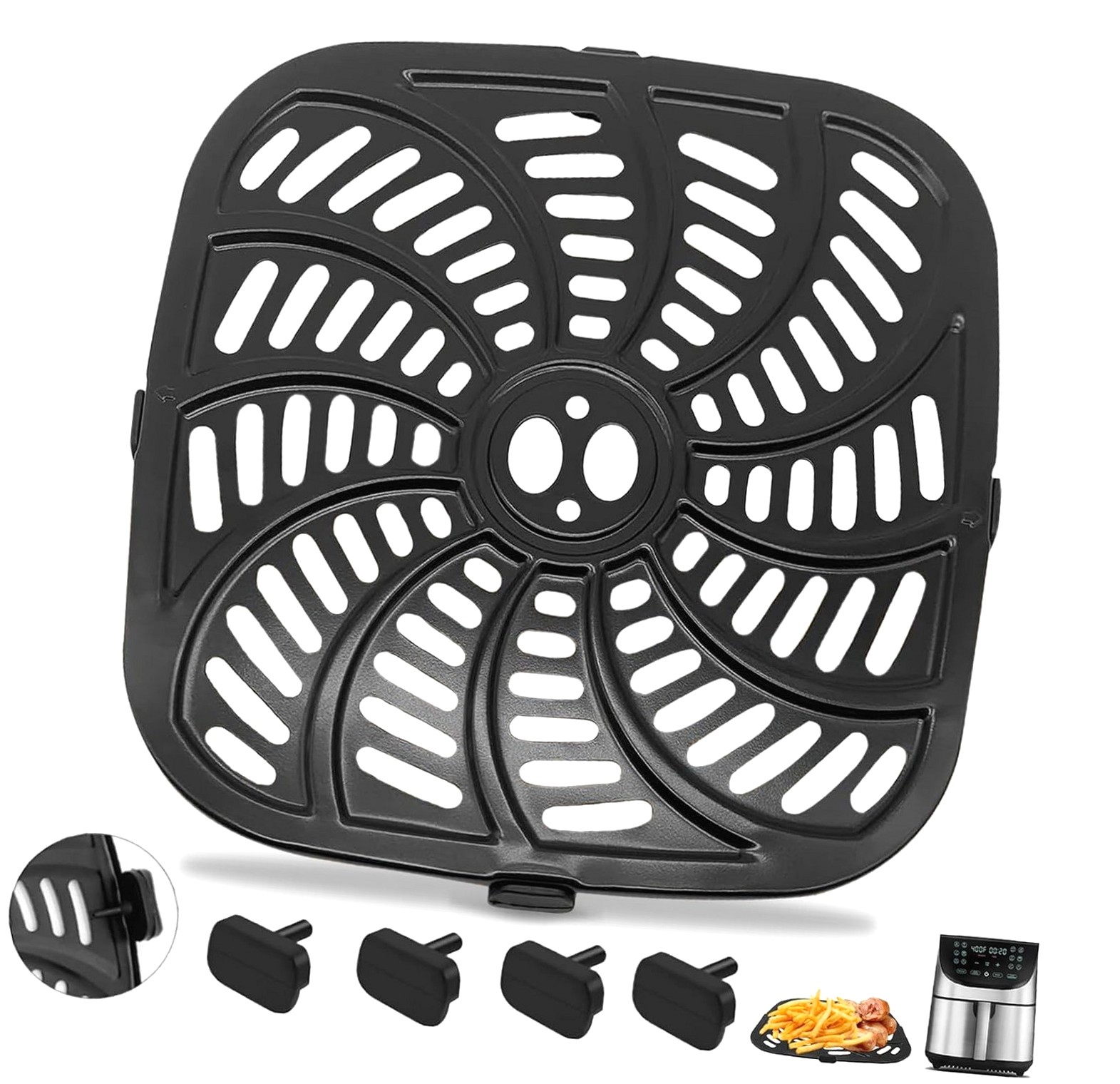 Gaf Rack Hotbar Air Fryer Grill Pan for GAF856 GAF826 Air Fryer, Nonstick 9.8 ...