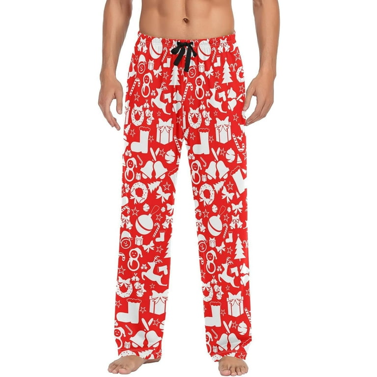Hotbar Balls Pajama Pants for Men Lounge Pants Lightweight Men Pajama Bottoms with Drawstring Pockets Walmart