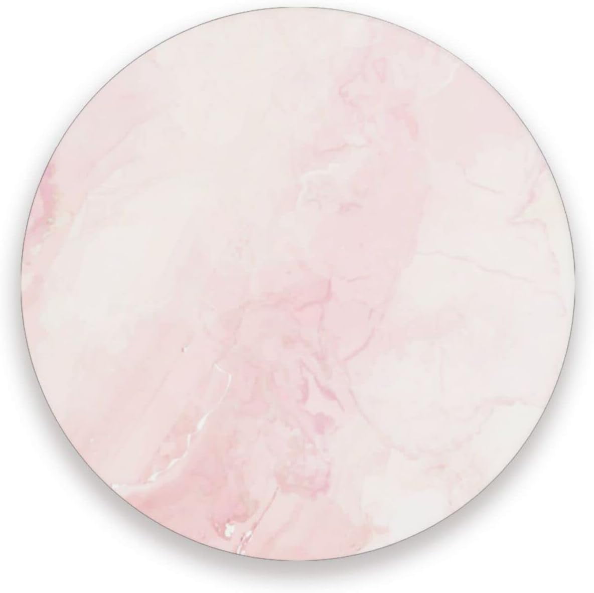 Hotbar Blush Pink Marble Texture Coasters for Drinks Set of 2 ...
