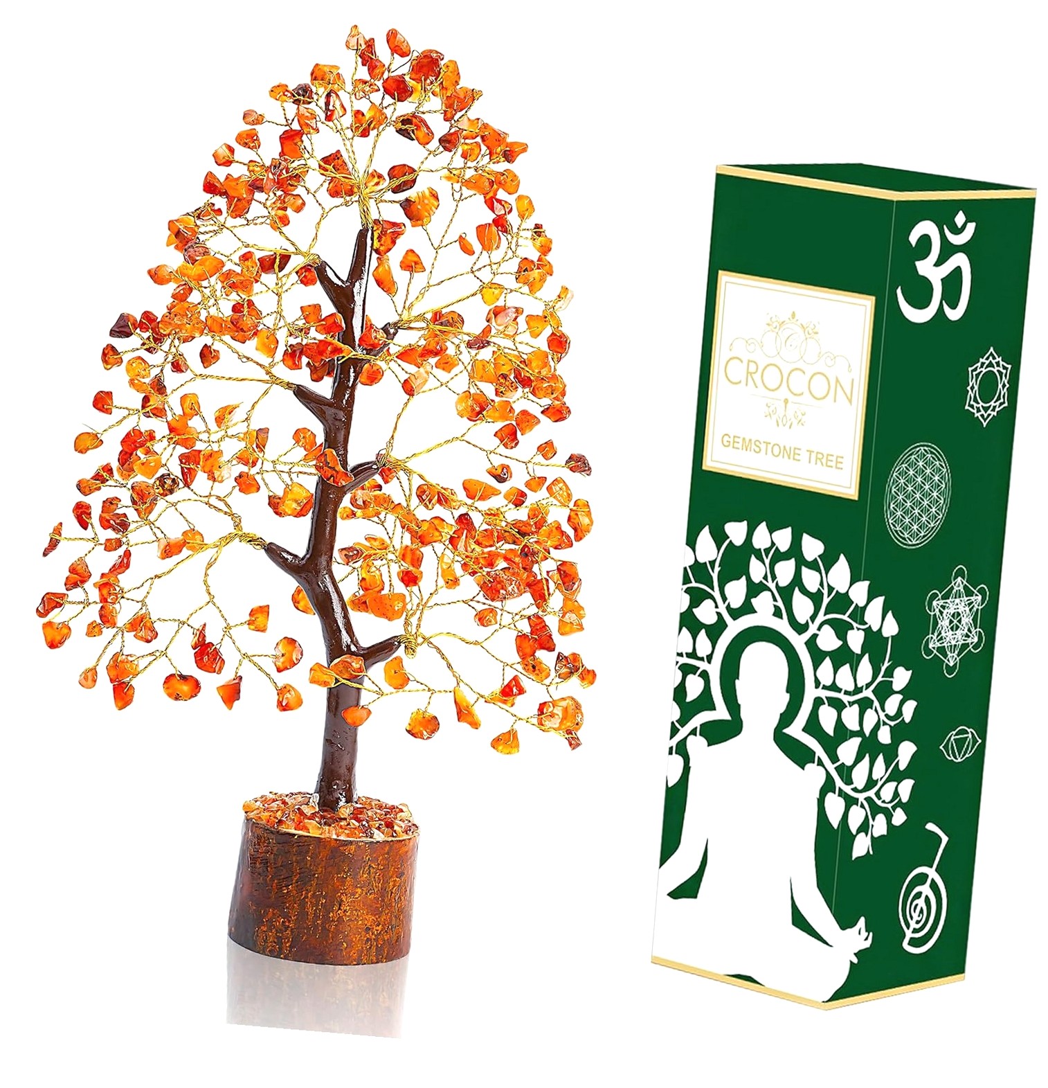 Hotbar Carnelian Chakra Tree of Life for Positive , Gemstone Feng Shui ...