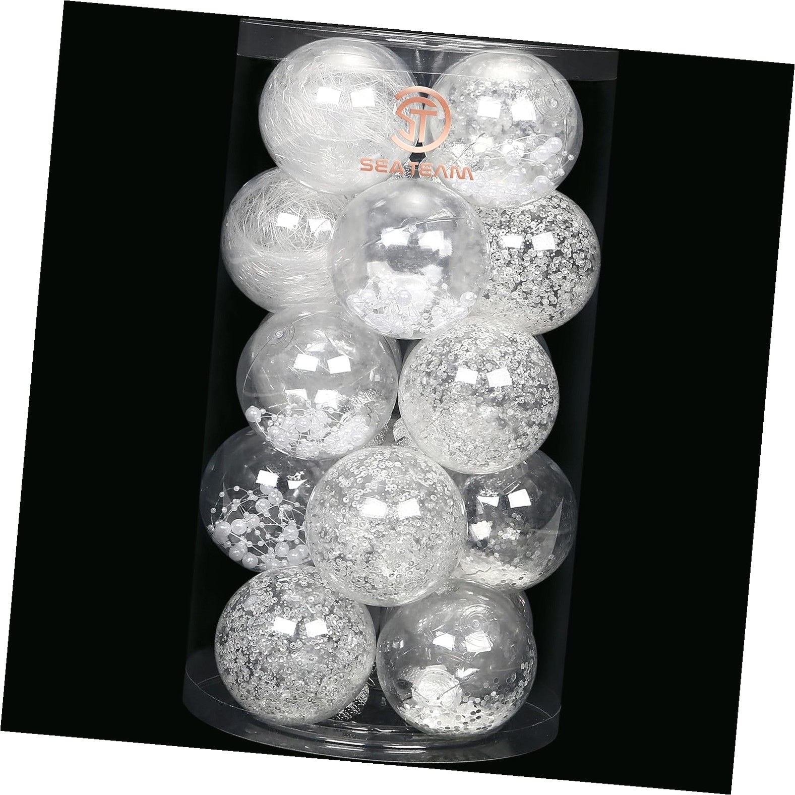 Hotbar Clear Plastic Christmas Ornaments Xmas Balls Baubles With hotbar-clear-plastic-christmas-ornaments-xmas-balls-baubles-with