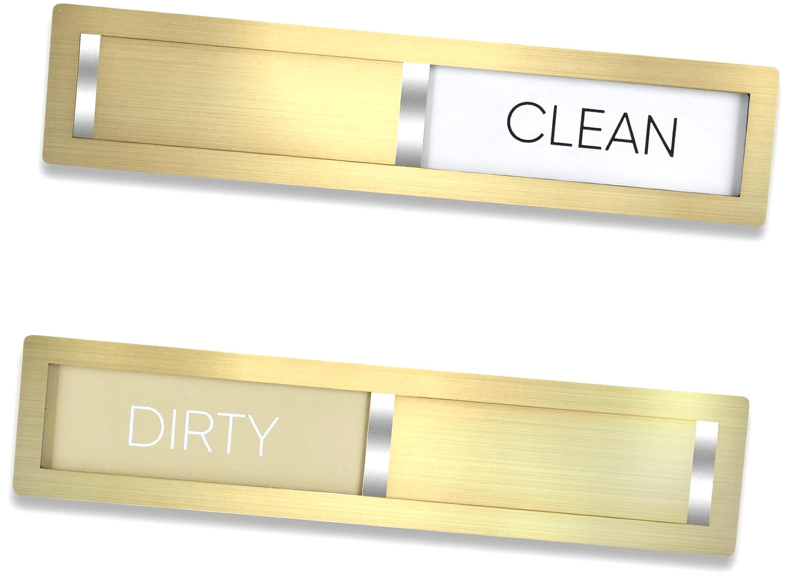 Hotbar Dishwasher Clean Dirty Sign, Steel Grade 304, Matte Clean/Dirty ...