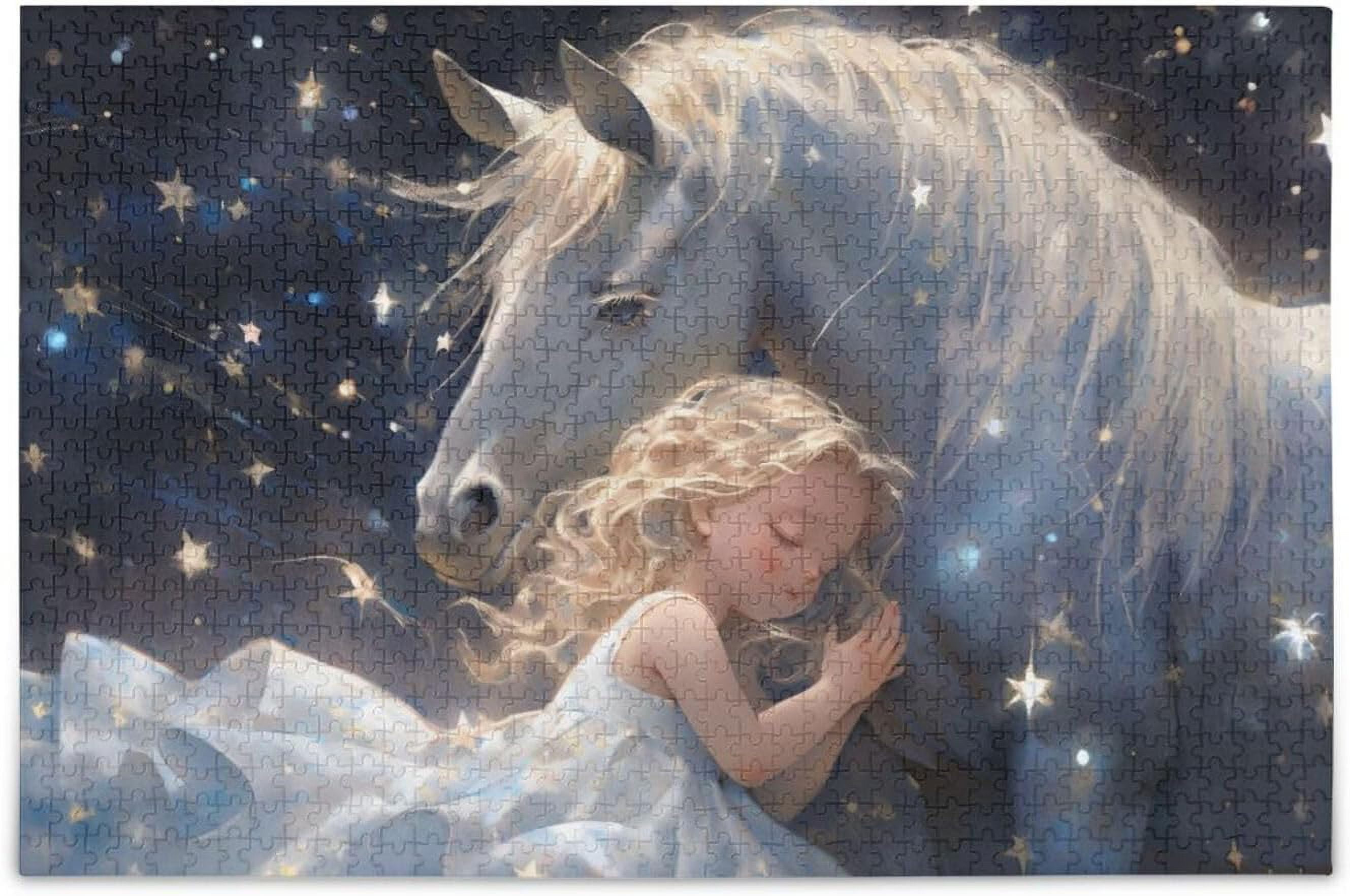 Hotbar Jigsaw Puzzle 500 PiecesDreamy Horse for Adults, Zigsaw with