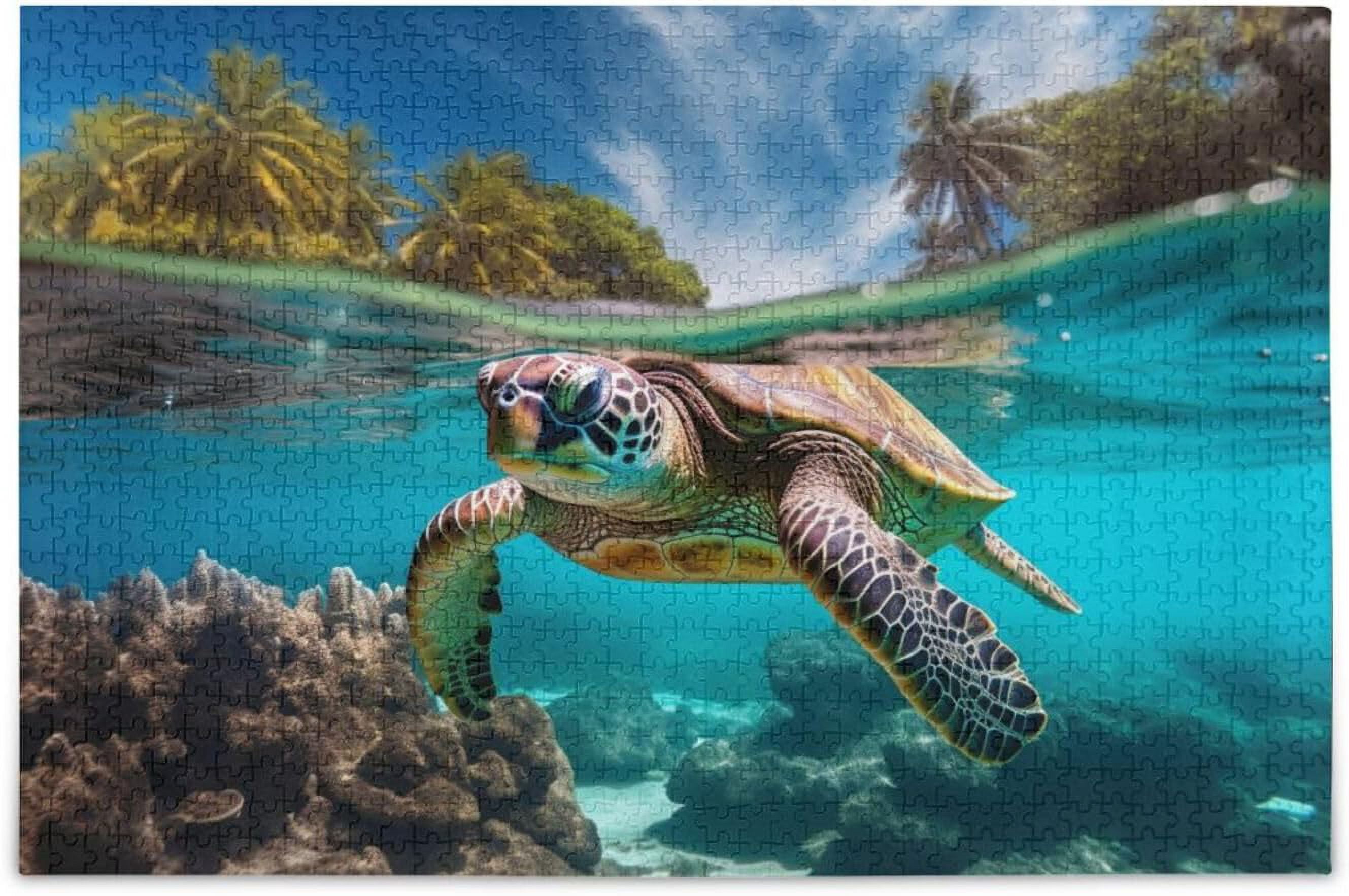 hotbar-jigsaw-puzzle-500-pieces-turtle-under-surface-picture-for-adults