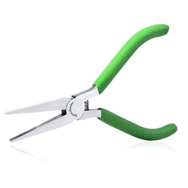 SFC Tools 46-5951 Chain Nose Pliers - Black Ergonomic, Stainless Steel For Jewelry & Beading