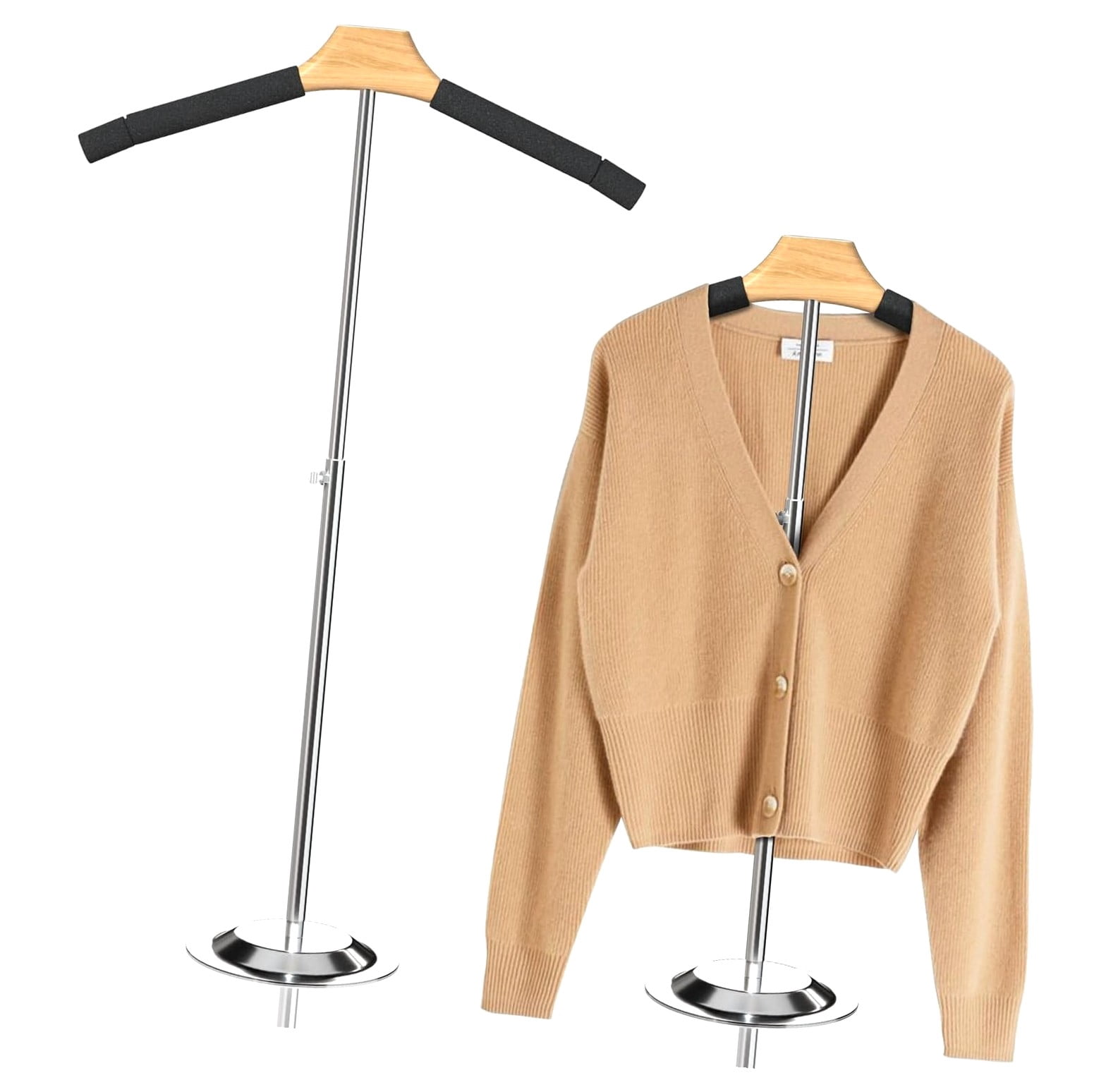 Clothes Vendor Rack Hotbar Shirt Display Adult for Vendors, 18-31.1 Inch Flexible Shirt ...