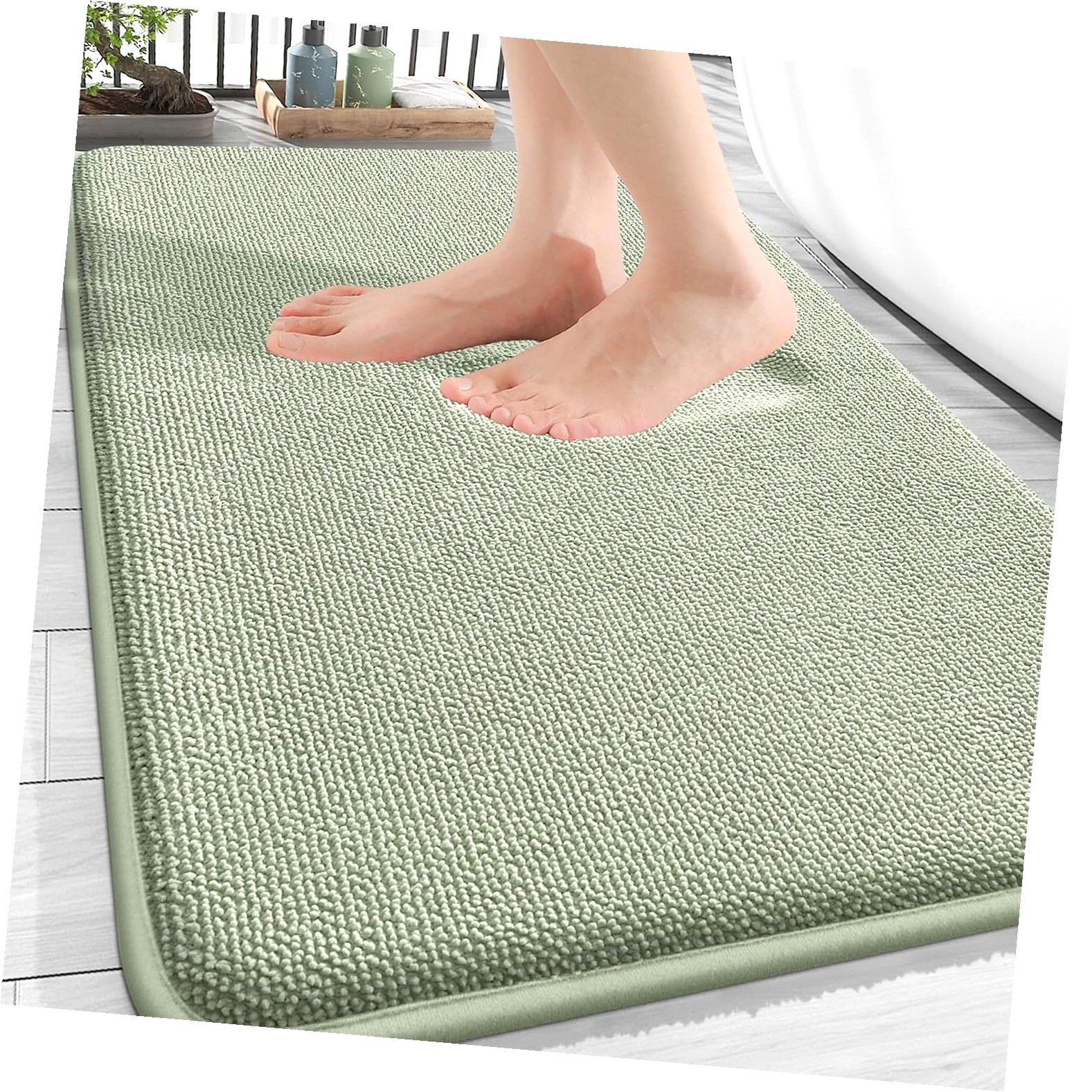 Hotbar Thick Memory Mat Rug 30x20, Extra Soft Absorbent Bathroom Rug ...