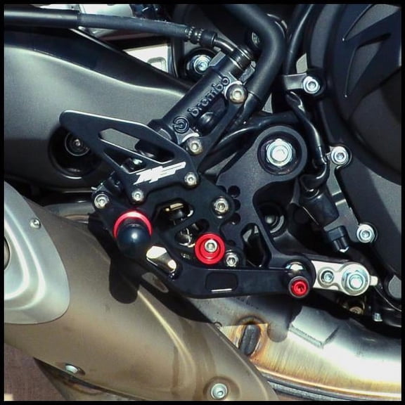 Hotbodies Racing 81402-2500 Fully Adjustable Rearset - Black