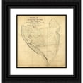 thumbnail image 1 of Hotchkifs 26x28 Black Ornate Wood Framed with Double Matting Museum Art Print Titled - Page County Virginia - Hotchkifs 1865, 1 of 4