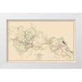 thumbnail image 1 of Hotchkiss 32x21 White Modern Wood Framed Museum Art Print Titled - Battles Chancellorsville Salem Fredericksburg, 1 of 4