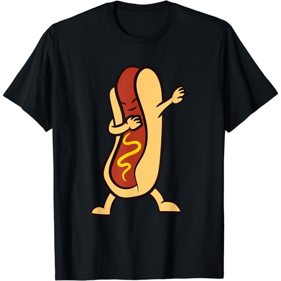 Hotdog Dabbing Funny Hot Dog T-Shirt