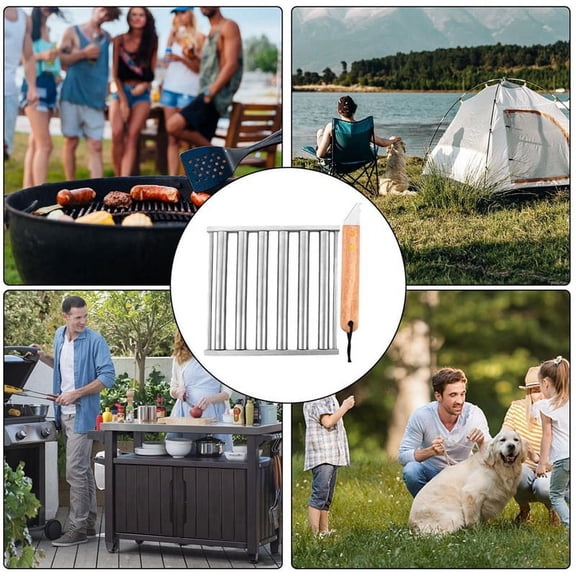 Hotdog Grill Hot Dog Roller with Handle, Easy to Clean, , Convenient Handling for Outdoor, Indoor