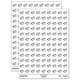 thumbnail image 1 of Hotdog Wiener Bun Ketchup Mustard 200+ Round Stickers - White - Gloss Finish - 0.50" Size, 1 of 3