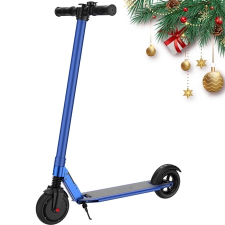 SANOPY Electric Scooter for Kids, 250W Motor, 15.5 Miles Range & 15.5Mph, 6.5" Solid Tires , Foldable E Scooter with Cruise Control, Dual Braking System & Shock Absorption,UL2272 Certified