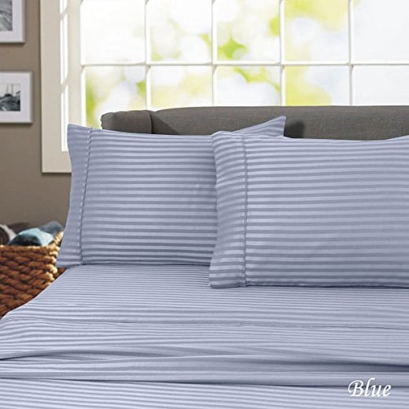 Fresh Linen Collection Inc. Egyptian Cotton Bed Sheet Set, Full – Wrinkle Resistant