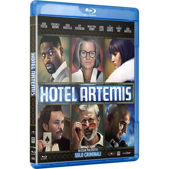 Hotel Artemis (Blu-ray) Foster, Brown, Boutella, Goldblum, Henry