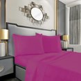 thumbnail image 1 of Hotel Bedding Machine Washable Silky Soft Sheet set, 2-Piece Set, King Size, Hot Pink, 1 of 6