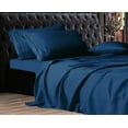 thumbnail image 1 of Elegant Comfort 1500 Series Wrinkle & Fade Resistant Ultra Soft 4-Piece Bed Sheet Set with Deep Pockets, California King Navy Blue, 1 of 4