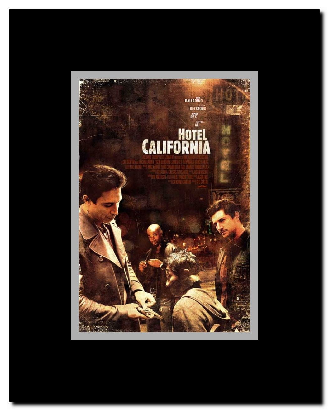 Hotel California Framed Movie Poster