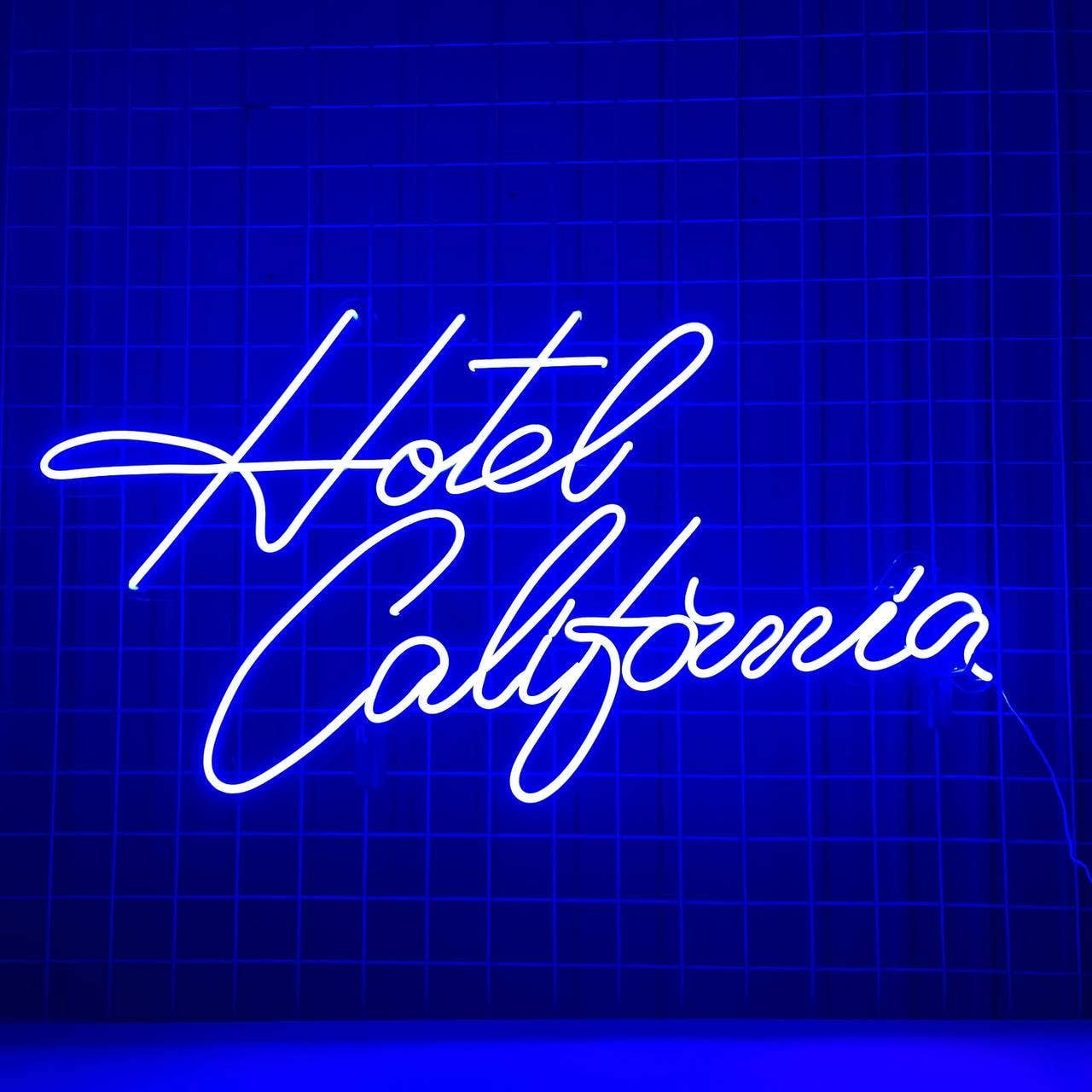 Hotel California Name Neon Sign, Hotel Office Wall Decor - Walmart.com