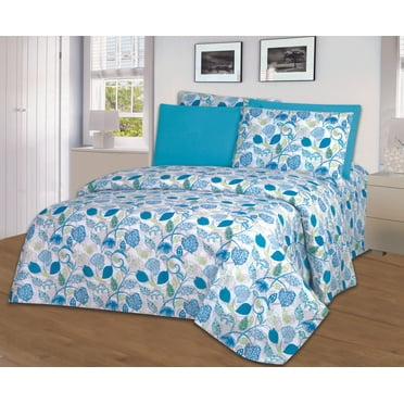 Hotel Club 1800 Super Soft 4-Piece Print Sheet Set (Twin, Camila)