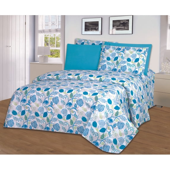 Hotel Club 1800 Super Soft 6-Piece Print Sheet Set (Full, Camila)