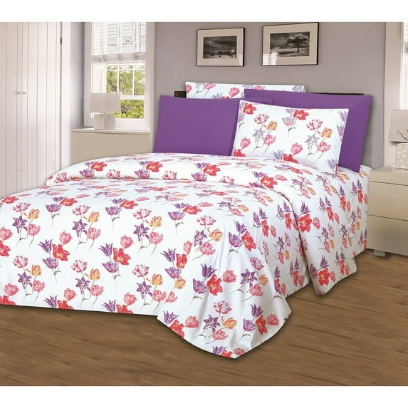Hotel Club 1800 Super Soft Emily Sheet Set with Bonus Pillowcases Twin