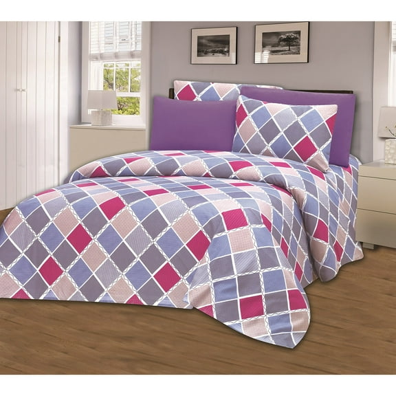 Hotel Club 1800 Super Soft Jacob Sheet Set with Bonus Pillowcases Full