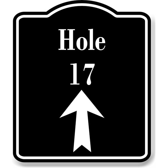 Hotel Coffee Left Arrow BLACK Aluminum Composite Sign, 8.5"x10"